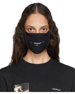 Off-White c/o Virgil Abloh Black Logo Mask