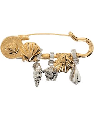 Versace Broche À Breloques Icons De La Mer - Noir