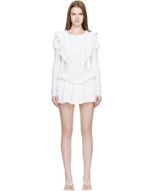 Sandy Liang Acorn Minidress - Black