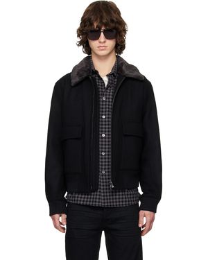 BOSS Wool-Cashmere Jacket - Black