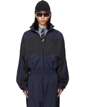 Vetements Blouson De Survêtement Iconic Bleu Marine Et Noir