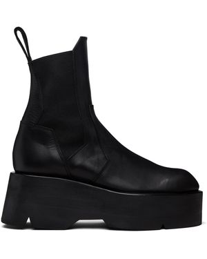 Julius Prism Side Gore Chelsea Boots - Black