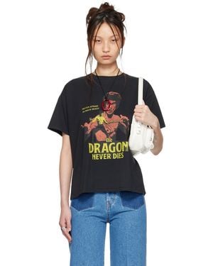 Lu'u Dan Bruce Lee X Lựu Đạn Athletic T-Shirt - Black