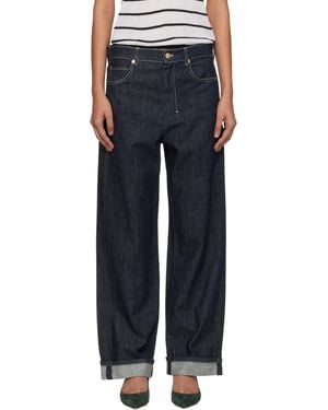 Max Mara ネイビー Chiara ジーンズ - ブラック