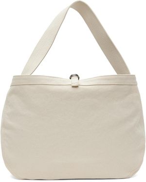 TAIGA TAKAHASHI Off- Lot.004 Newsboy Bag - Natural