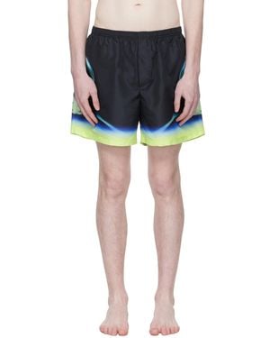 CASABLANCA Sporchid Printed Shorts - Black
