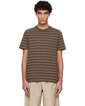A.P.C. Striped T-shirt - Brown