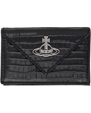 Vivienne Westwood Envelope Trifold Wallet - Black