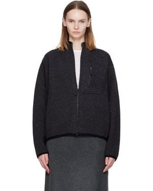 NOTHING WRITTEN Dicky Zip-Up Sweater - Blue