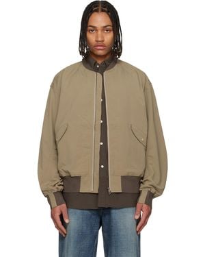 Nanamica Alphadry Field Bomber Jacket - Natural