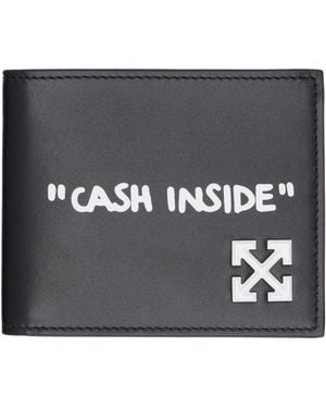 Off-White c/o Virgil Abloh Jitney Quote Bifold Wallet - Black