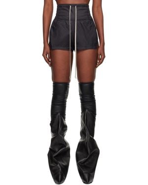 Rick Owens ブラック Concordians Boxing ショートパンツ