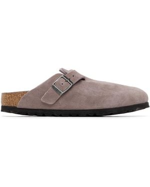 Birkenstock Narrow Boston Soft Footbed Slip-On Loafers - Brown