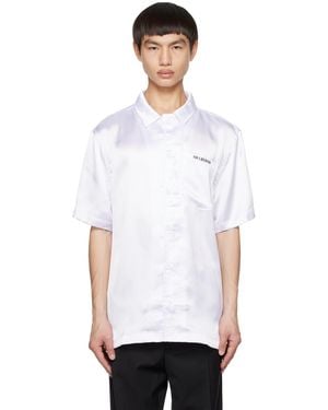 Han Kjobenhavn Open Spread Collar Shirt - White