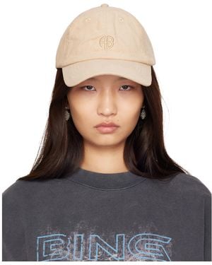 Anine Bing Jeremy 'Ab' Corduroy Baseball Cap - Blue
