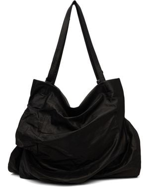 Yohji Yamamoto Unevenness Tote - Black