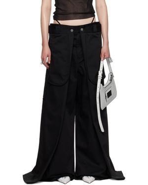 Jean Paul Gaultier Shayne Oliverエディション The Wrap トラウザーズ - ブラック