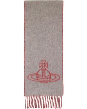 Vivienne Westwood Double Face Scarf - Brown