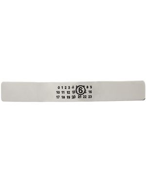 MM6 by Maison Martin Margiela シルバー Classic ヘアクリップ - ブラック