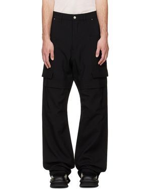 Rick Owens Tower Stefan Cargo Trousers - Black