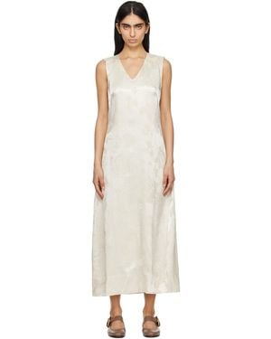 Holzweiler Off- Luka Jacquard Maxi Dress - Black