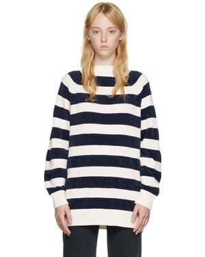 Pushbutton Striped Jumper - Multicolour