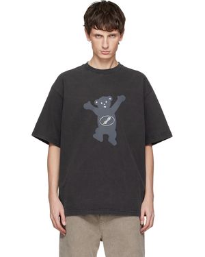 we11done Teddy Logo T-Shirt - Black
