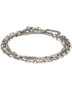 Title Of Work Mixed Link Multi Wrap 623 Bracelet - Black