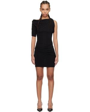 Jacquemus Drapeado Dress - Black