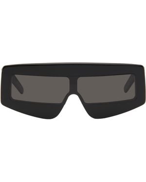 Rick Owens ブラック Temple Phleg サングラス