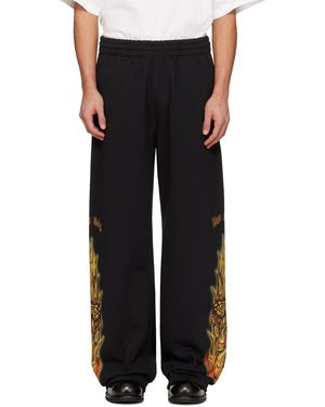 we11done Fire Joggers - Black