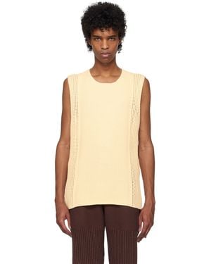 Homme Plissé Issey Miyake Sleeveless t-shirts for Men