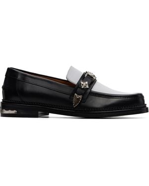 Toga Virilis Ssense Exclusive & Hard Leather Loafers - Black