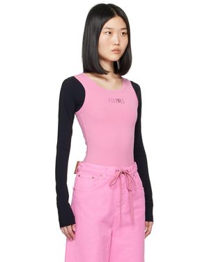 MM6 by Maison Martin Margiela Graphic Long Sleeve T-Shirt in