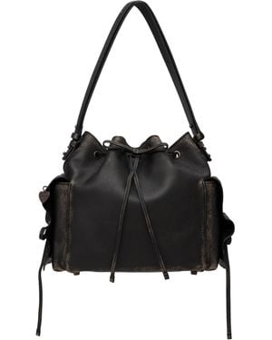 Acne Studios Multipocket Bucket Bag - Black
