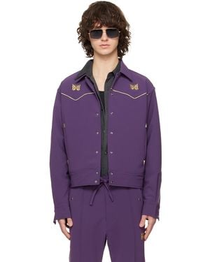 Needles Piping Cowboy Jacket - Purple