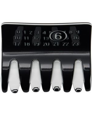 MM6 by Maison Martin Margiela Logo Hair Clip - Black
