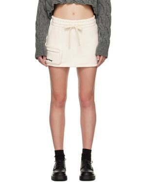 Halfboy Off- Pocket Miniskirt - Natural