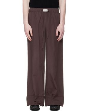 Entire studios Pyjama Lounge Trousers - Brown