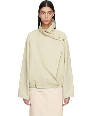 LE17SEPTEMBRE Off- Sculptured Jacket - Natural