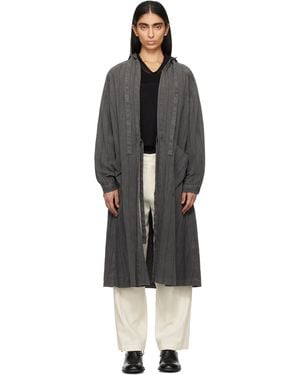 Y's Yohji Yamamoto グレー Sergical ガウン コート - ブラック