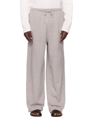 The Elder Statesman Pantalon De Survêtement Ample Gris - Multicolore