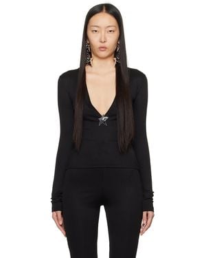 Area Star Stud Top - Black