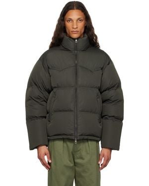 AFTER PRAY Western Down Jacket - Black