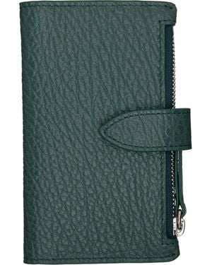 Maison Margiela Porte-Carte Vert À Ornement Cousu Et À Glissière