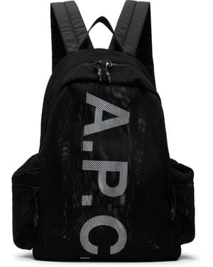 A.P.C. Tech Rebound Backpack - Black
