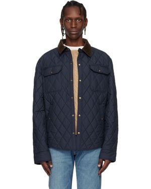 Polo Ralph Lauren 'The Beaton Quilted Shacket' Jacket - Blue