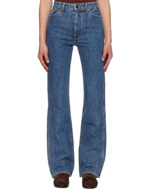 KHAITE ブルー Danielle ストレッチ ジーンズ