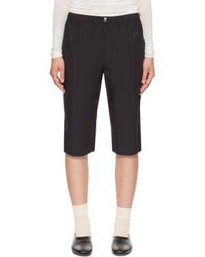 Literary Sport Kitty Shorts - Black