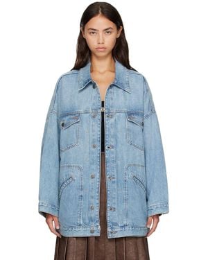 DIESEL Oversized Workwear Denim Jacket - Blue